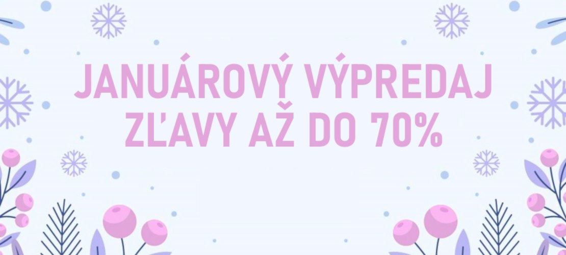 januárový výpredaj - blog cover